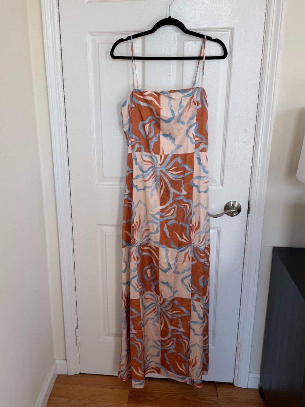 Peppermayo Aster Bloom Maxi Dress - Orange Blue - Picture 3 of 5